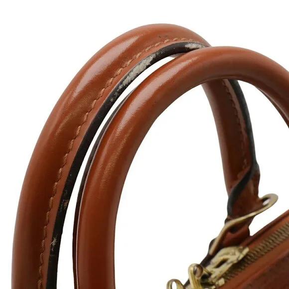 LOUIS VUITTON Brown Leather Alma Bag - Picture 6 of 9